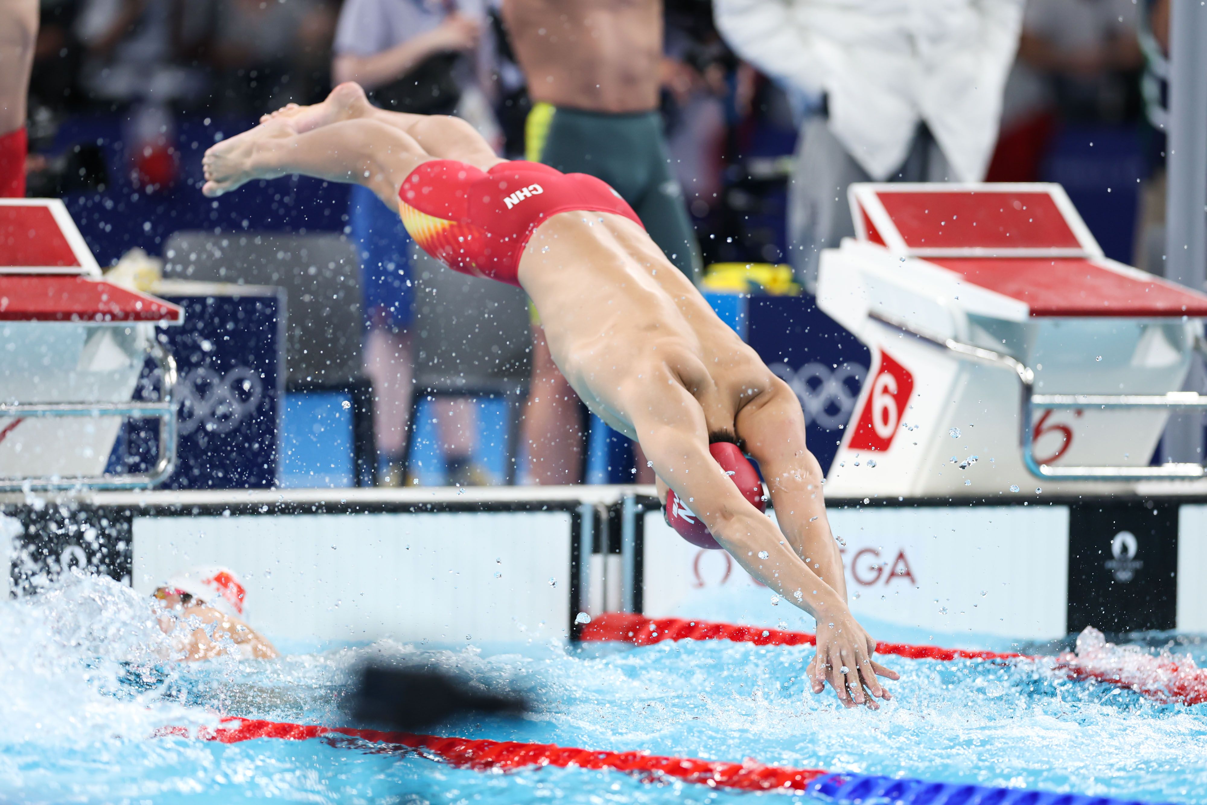 🏊🏻‍♂️男子1500米自由泳预赛：费立纬排名第9无缘决赛